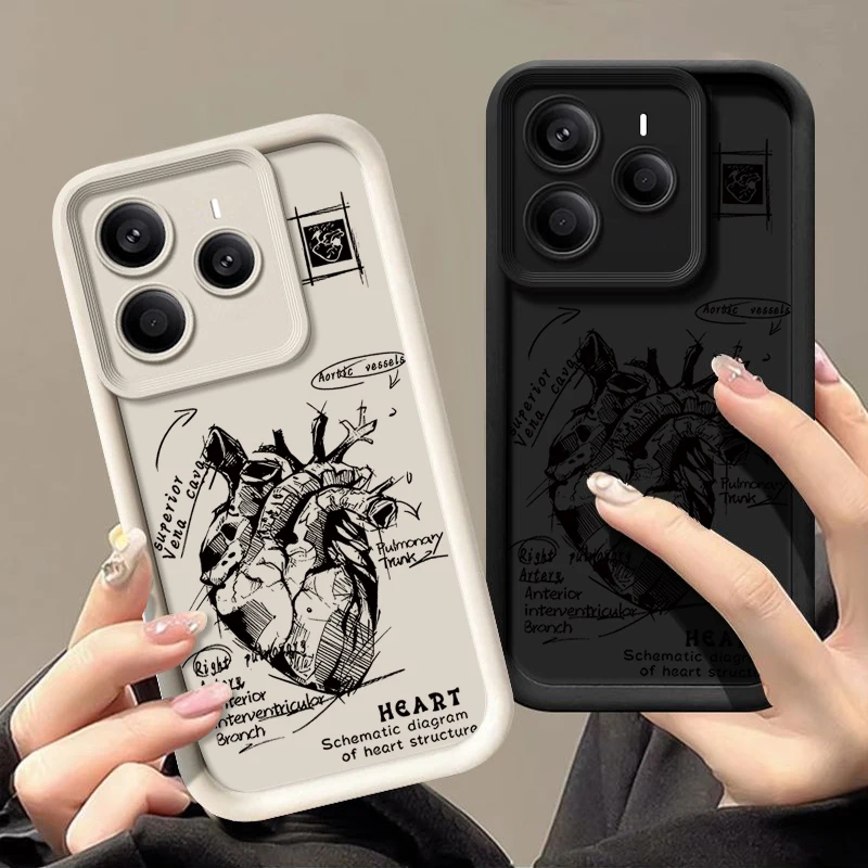 Creative Cardiovascular Design Heart Medical Pattern Phone Case