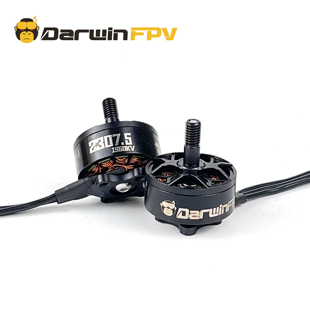 

Мотор DarwinFPV 2307,5 1960KV с защитой от морской воды, бесщеточные двигатели, FPV гоночный Дрон, запчасти для радиоуправляемого квадрокоптера