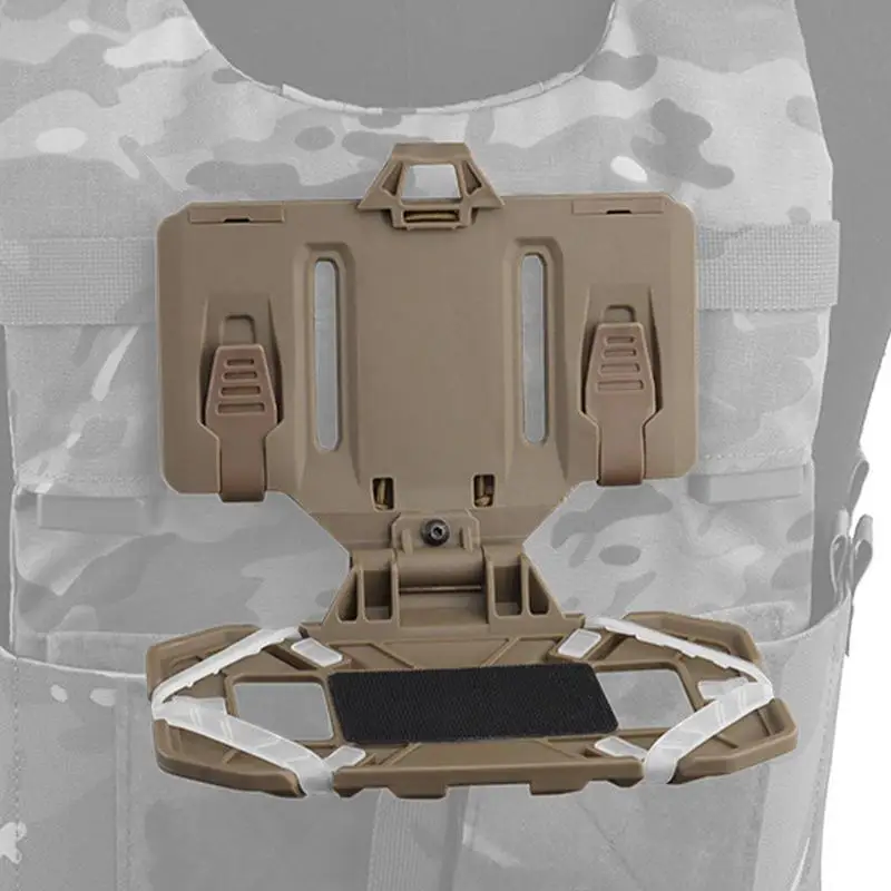 

Foldable Navigation Board Quick Release Chest Cell Phone Board Hands-Free Folded Phone Fixing Mount Lightweight Smartphone