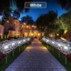 200LED Solar Fireworks Light Outdoor Waterproof Solar Light 8 Lighting Modes DIY Starburst Fairy Light Holiday Decorative Lights 6