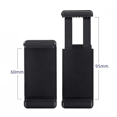 1pcs Universal Phone Clip Bracket Holder Mount Tripod Monopod Stand For IPhone Smartphone Selfie Holder - Image 4