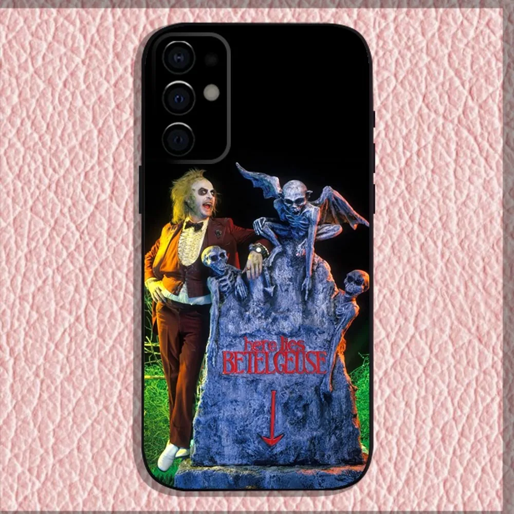 thumbnail image 1 of Funda de teléfono de la película B-BeetlejuiceS 2 para Samsung S24, S21, S22, S23, S30, Ultra, S20, Plus, Fe, Lite, Note, 10, 9, 5G, carcasa blanda negra, 1 of 4