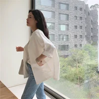 Women's Casual Linen ort Jaet Loose Fit Summer New Sle Korean Version Sunscreen Top Chic Open Cardigan Air Conditioner ...