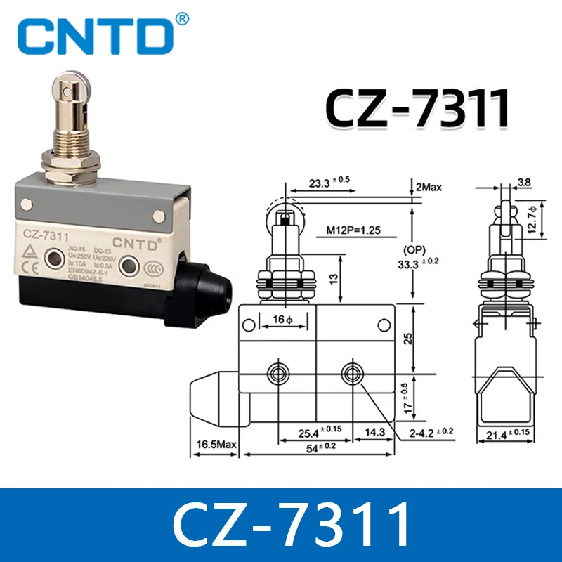 Cntd czシリーズトラベルリミットスイッチaz tz CZ-7311 CZ-7312 CZ