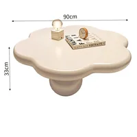 Kawaii Table Basse à la mode Unique forme de nuage minimaliste Table Basse de luxe salon Table moderne Basse Design meubles 2