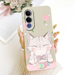 Stylish Soft Silicone Shockproof Phone Case with Enhanced Bumpers for Vivo V70 FE (TYbai2350)