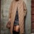 2023 Winter Fashion New Genuine Sheepskin Leather Coat Diamond Check Goose Down Leather Jacket E5