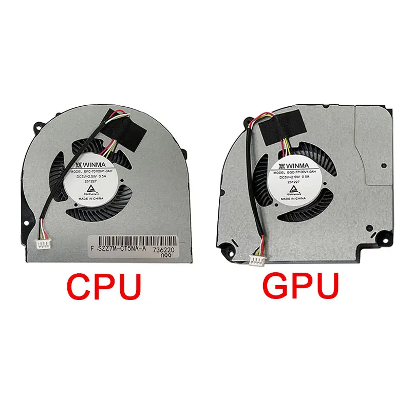 Вентилятор охлаждения ЦП и ГП для ноутбука Hasee ZX8 cr5s1 Turion T3 T3 Pro/Ti CNH5L001 Hasee God of War Z7M-CT7NA CU5NS CT5NA