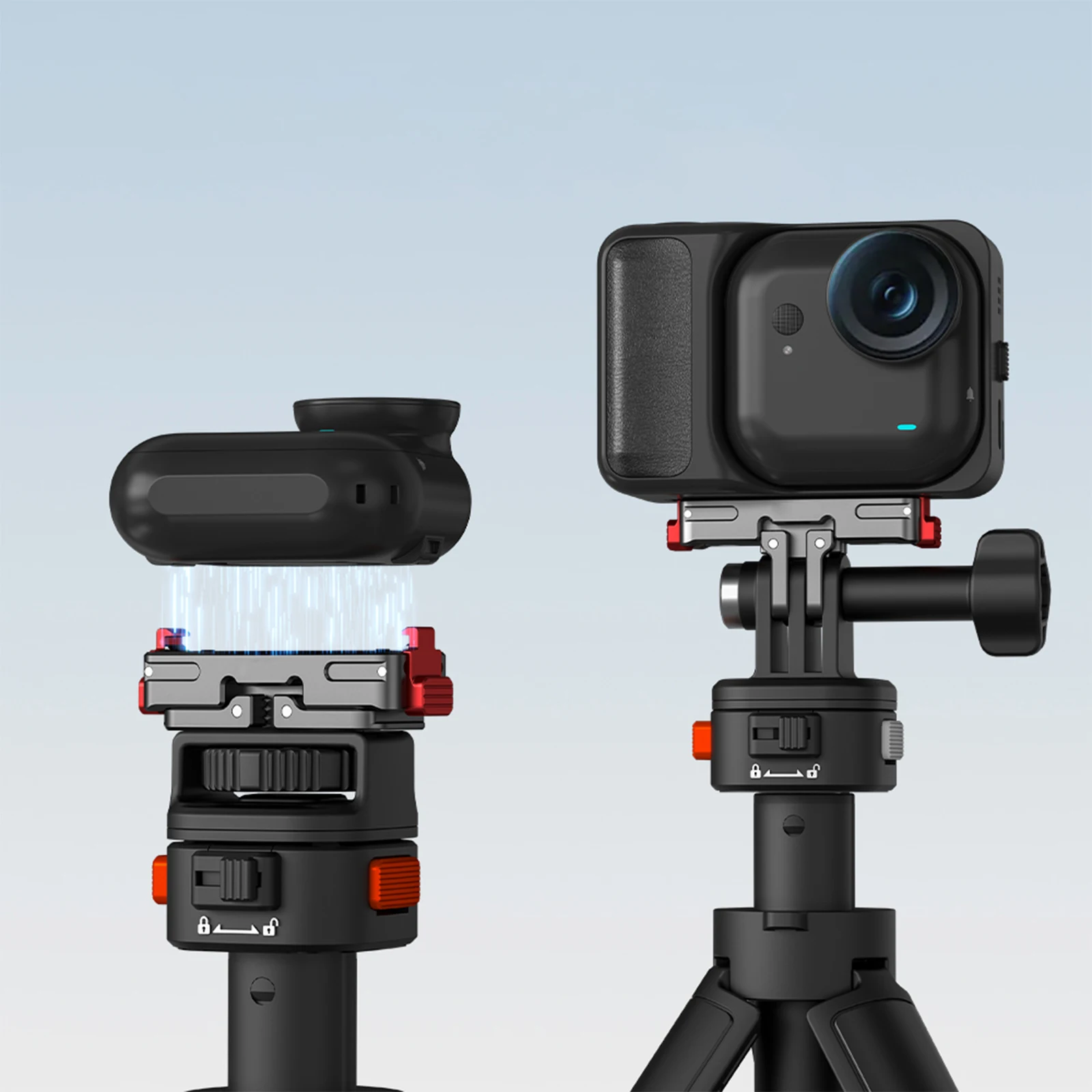 Magnetic Quick Release Base For Insta360 Go Ultra Metal Extension Mount Adapter Holder For Insta 360 Go Ultra Camera Accessories