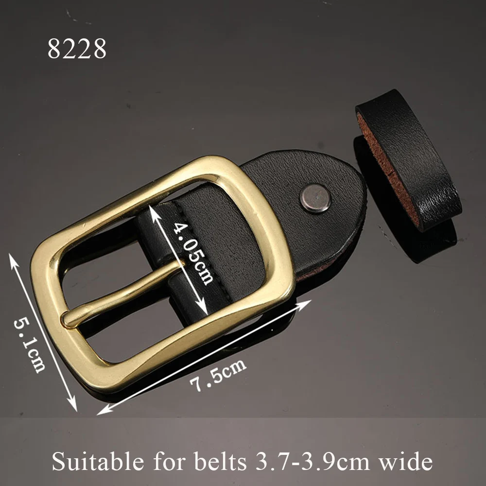 Men's 35mm Metal Pin Belt Buckle for Fashion Jeans and DIY Leather Craft Accessories