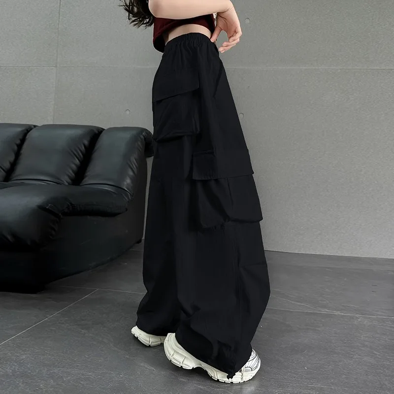 2026 1pc pant new autumn teens tracksuit dance hip hop Girls cloth casual loose wide leg Cargo Kid hip hop 4 5 8 10 12 14 year 6