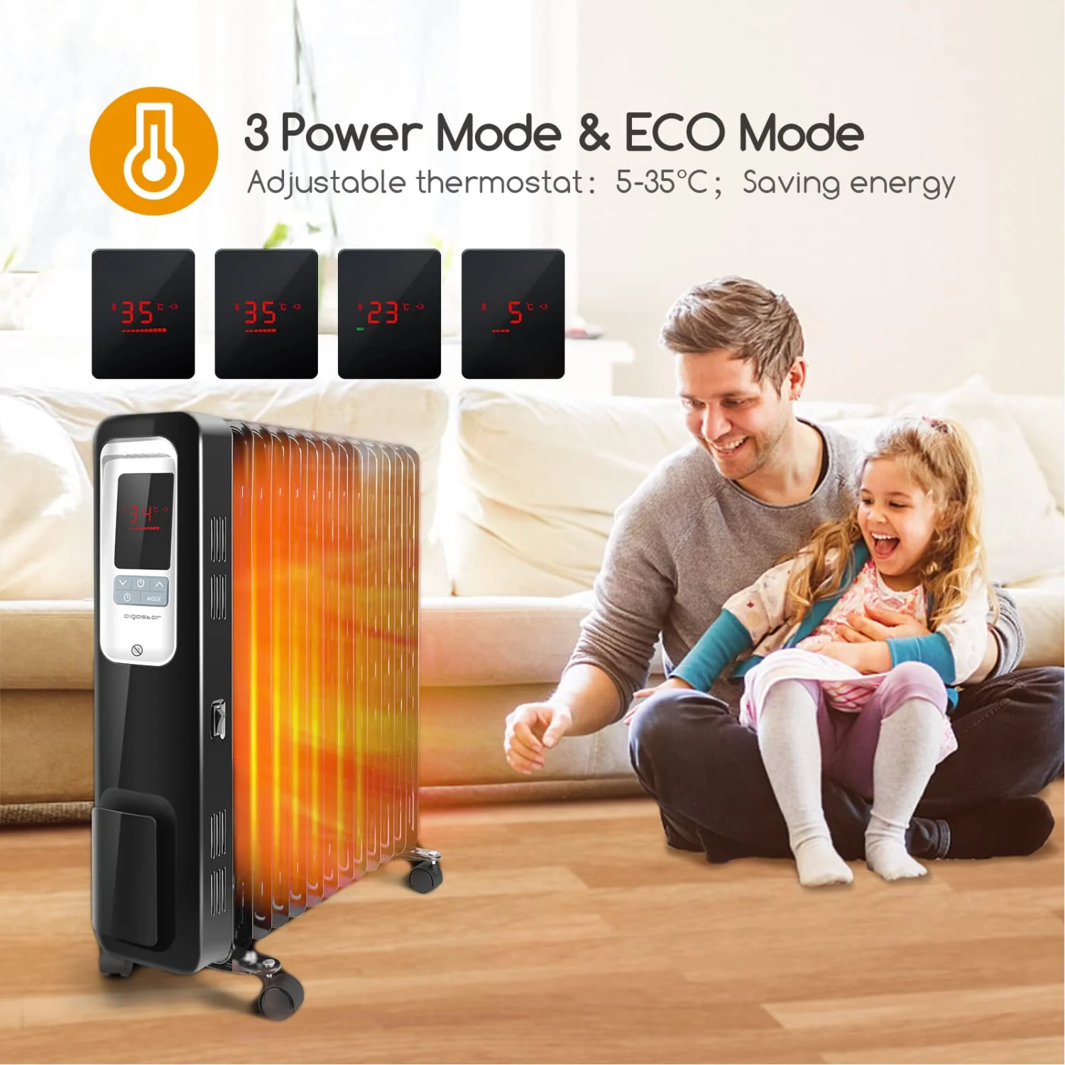 Led Control Screen | Oil Radiator | Electric Oil Filled Heater - Oil  33jhh-portable 13 - Aliexpress