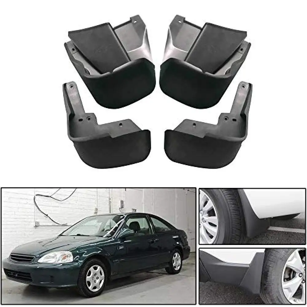 

4 шт., передние и задние брызговики для Honda Civic 1996-2000