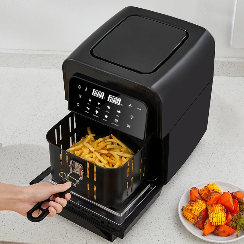 5 5l air fryer on the table new multifunctional and large capacity all in one electric frying pan electric oven for visual fryer Home Electric Air Oven 7L Large Capacity Air Fryer Electronic Touch Panel Air Frayer Fryer Multifunction Air Frying Pan