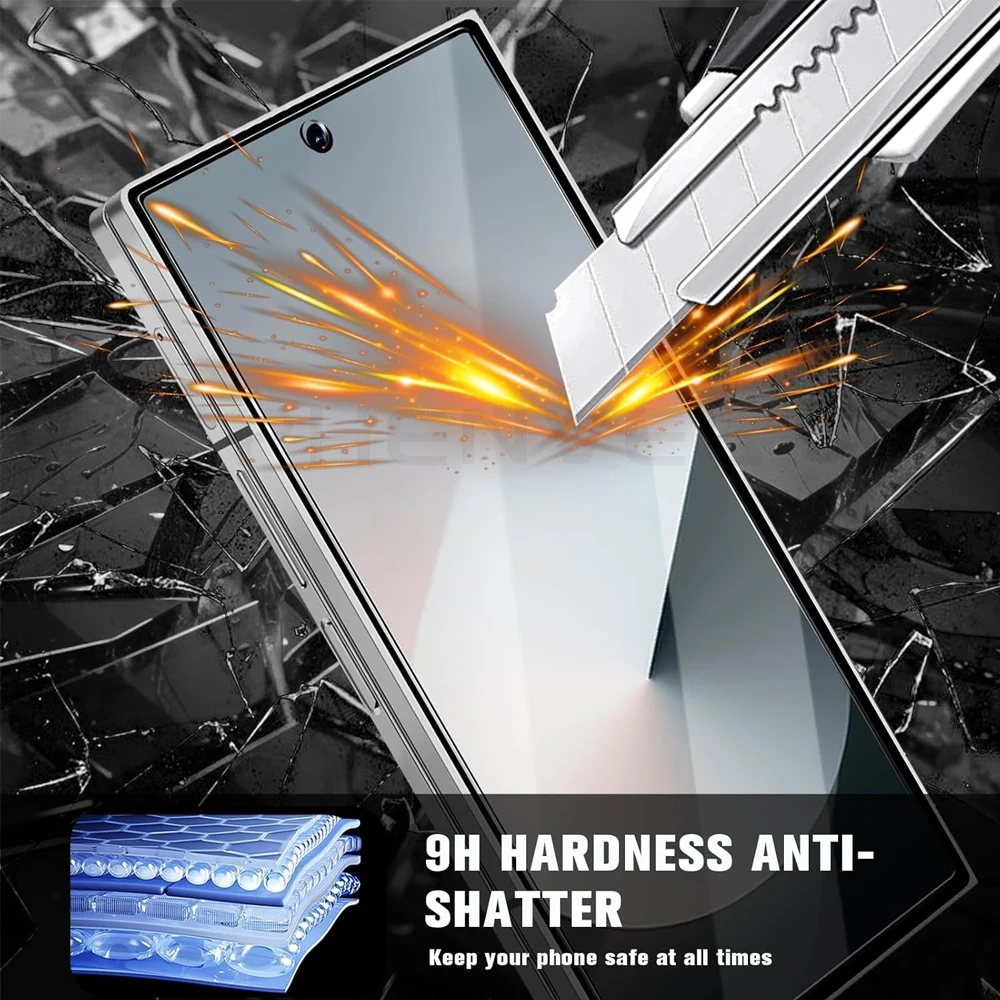 4 قطعة HD واقي شاشة مقسى لهاتف سامسونج جالاكسي Z F...