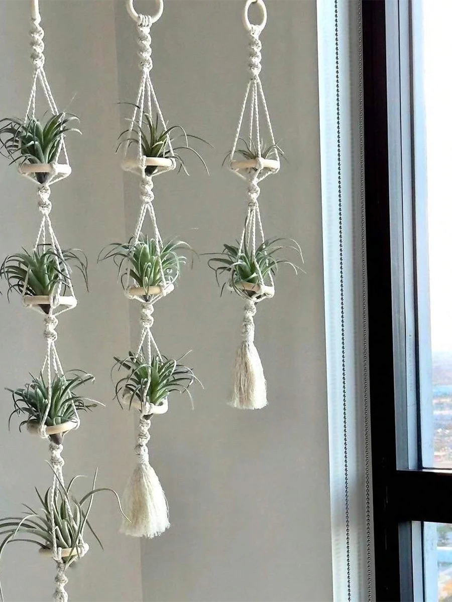 Handcrafted Macrame Air Plant Hanger 2