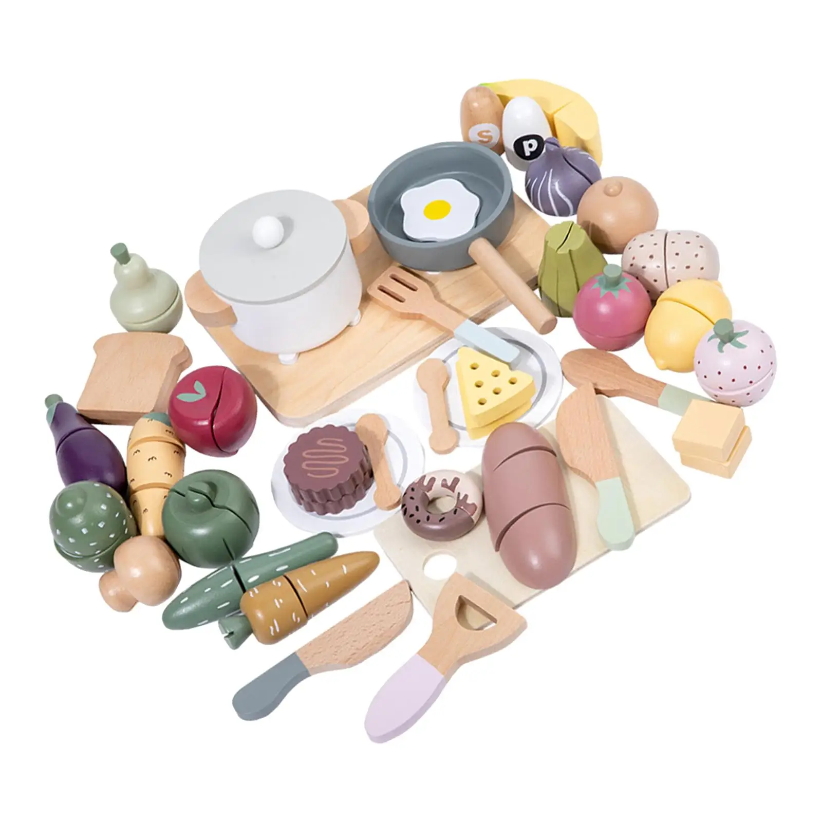 

Cutting Play Food Set Educational Kids Pretend Play for DIY Model Landscape Decorations Crafts Furnishings Window Display