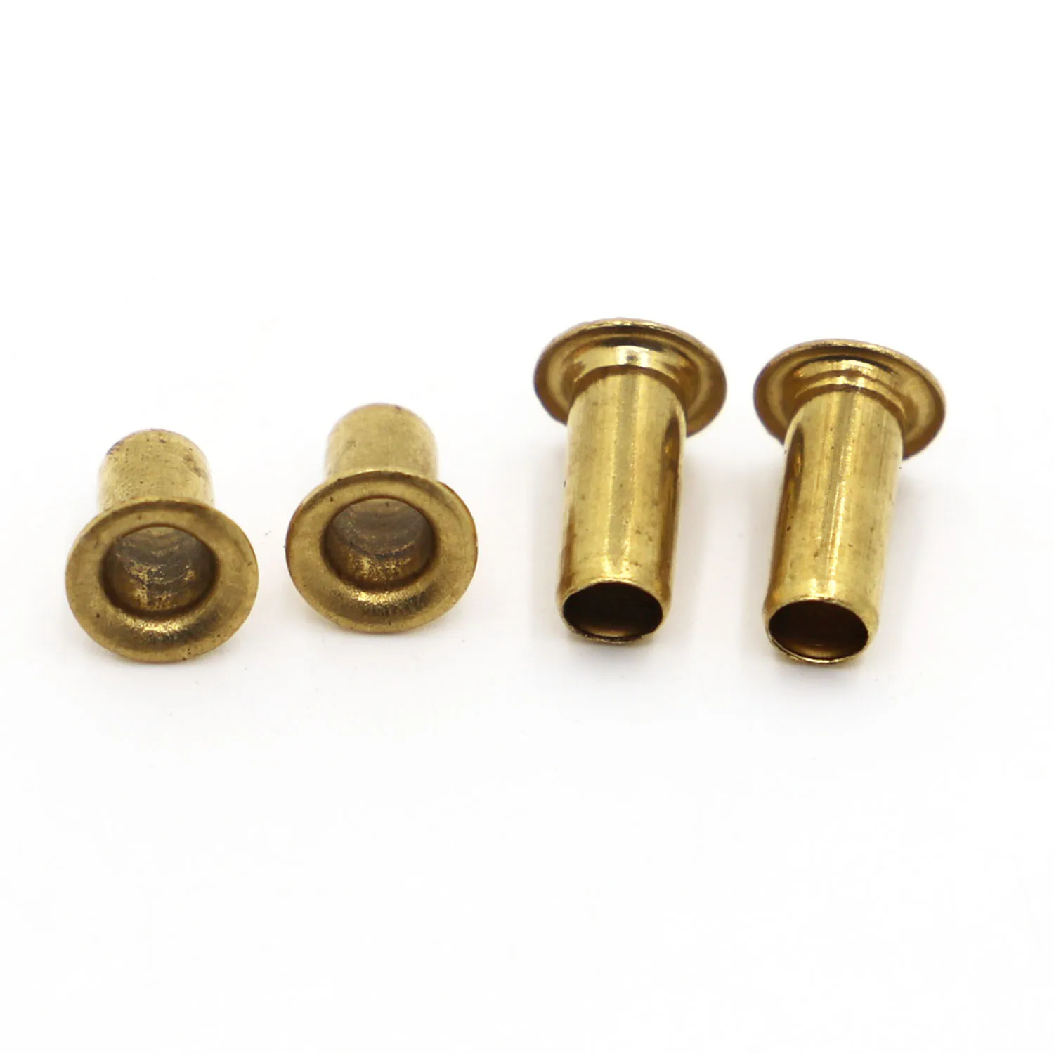 Brass Metal Eyelets Hollow Rivet Nut Copper Through Hole Rivet Grommets GB876 M0.9 M1.3 M1.5 M1.7 M2 M2.5 M3 M4 M5 M6