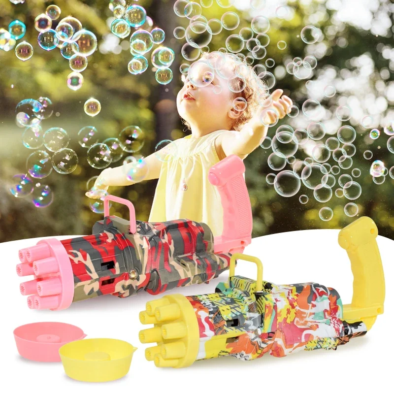 

Ultimate Outdoor Fun with the Automatic Gatling Bubble Gun - The Best Electric Magic Bubble Bath Toy for Kids, Perfect for Endl