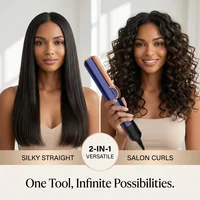 Sèche-cheveux et lisseur 2-en-1 One Step, brosse coiffante à ions négatifs, outil de coiffage professionnel à chauffage rapide pour la maison 1