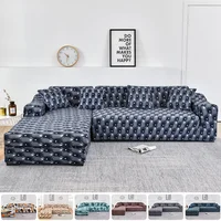 Geometric Elastic Sofa Covers for Living Room Needs Order 2 Pieces Sofa Cover If L-style Sectional Corner Sofa capa de sofa 1
