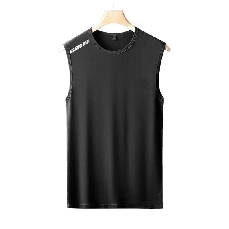 Canotta Sportiva da Uomo Estiva per Allenamento Fitness, Maglia Base Sottile Senza Maniche, Asciugatura Rapida, Leggera, Girocollo - immagine 5
