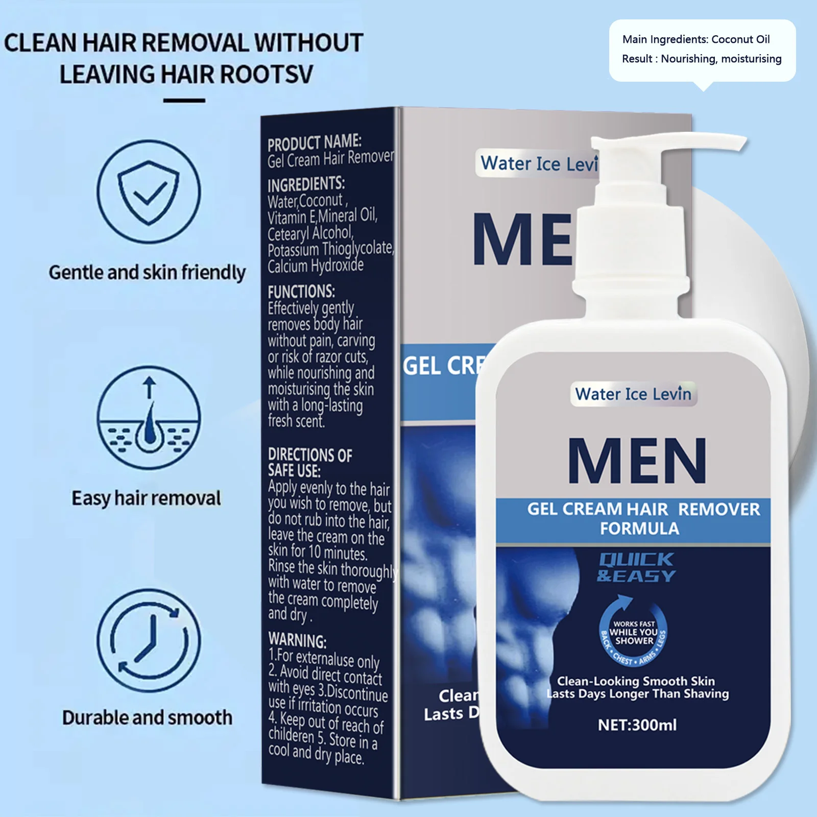 Hair Removal Gel Powerful Epilator Cream Intimate Areas Health Painless Hair Remover Growth Inhibitor For Woman Men Body Care 4