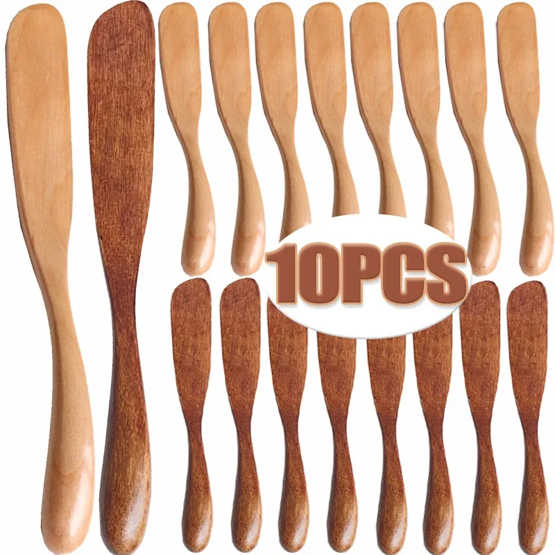 Wooden Butter Spatula Jam Knife Cheese Cutter Breakfast Dessert Toast Bread Marmalade Knife Accessories butter knife,cheese knife