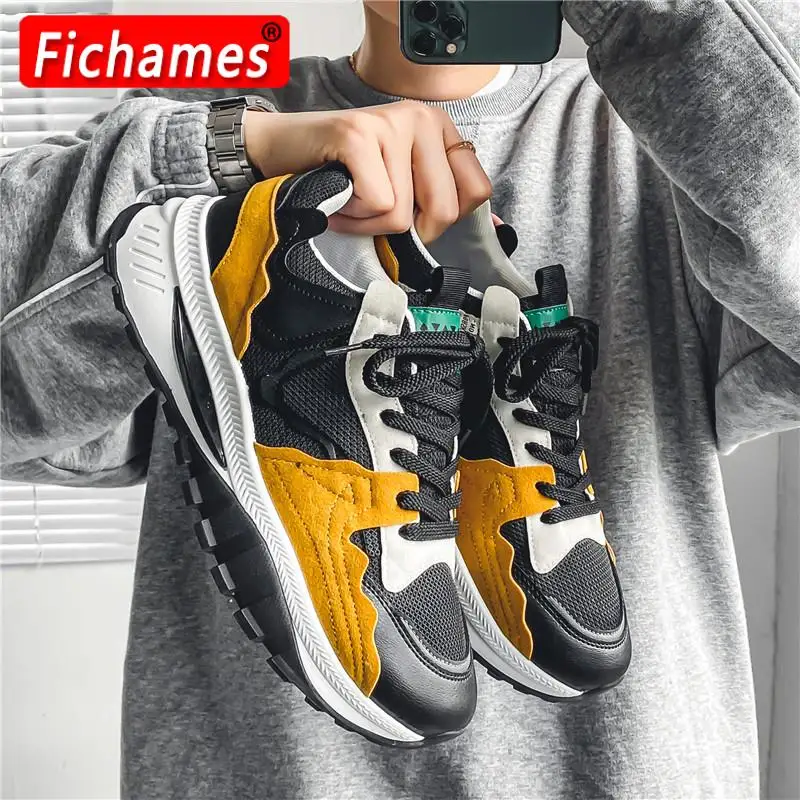 

Men's Casual Shoes Men Spring Fashion Breathable Flat Lace-Up Sneakers Men Walking Sneakers Tenis Zapatillas Hombre