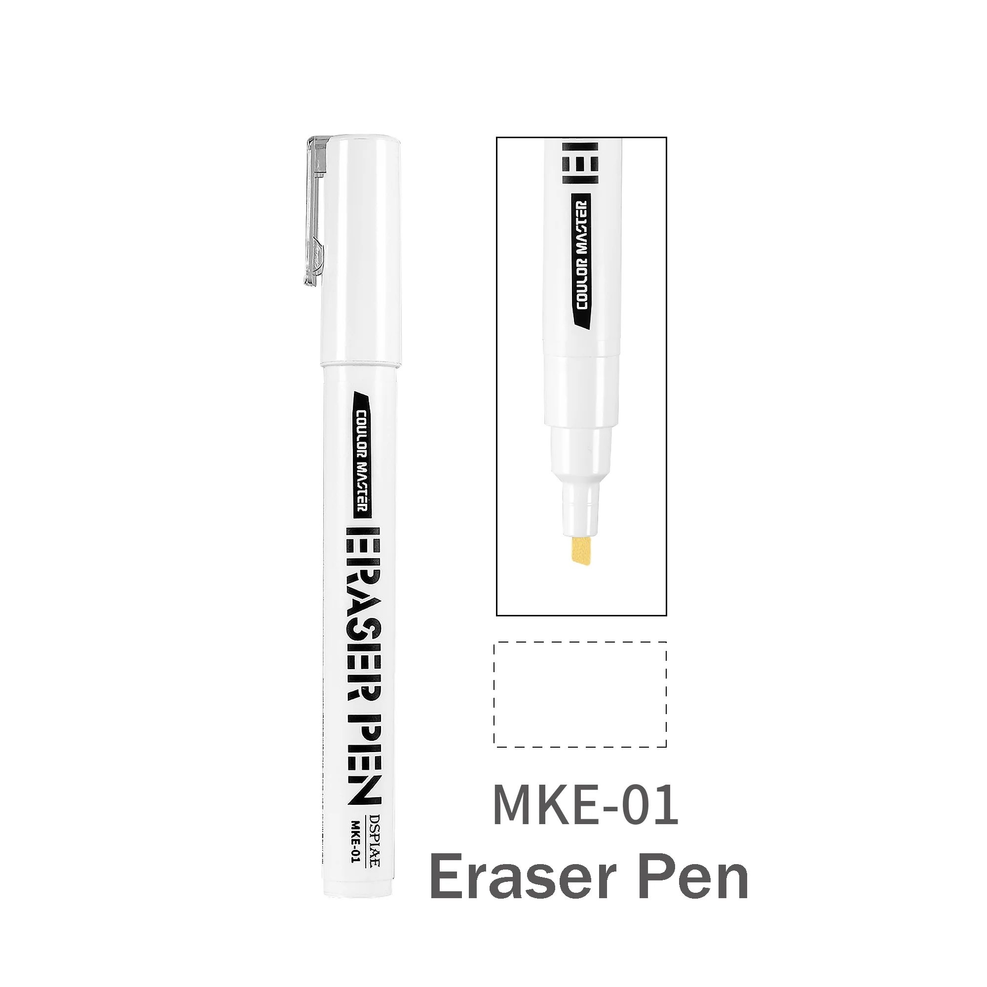 Marker brush pen Soft head marker Repaint pen DSPIAE Universal Eraser Pen Decolorization Marker For Model Making Gundam Hobby DIY Tool