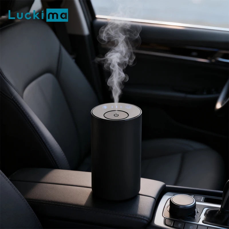 스마트 USB 충전식 초음파 아로마 디퓨저 (차량용, 사무실용, 가정용, 무수 ..