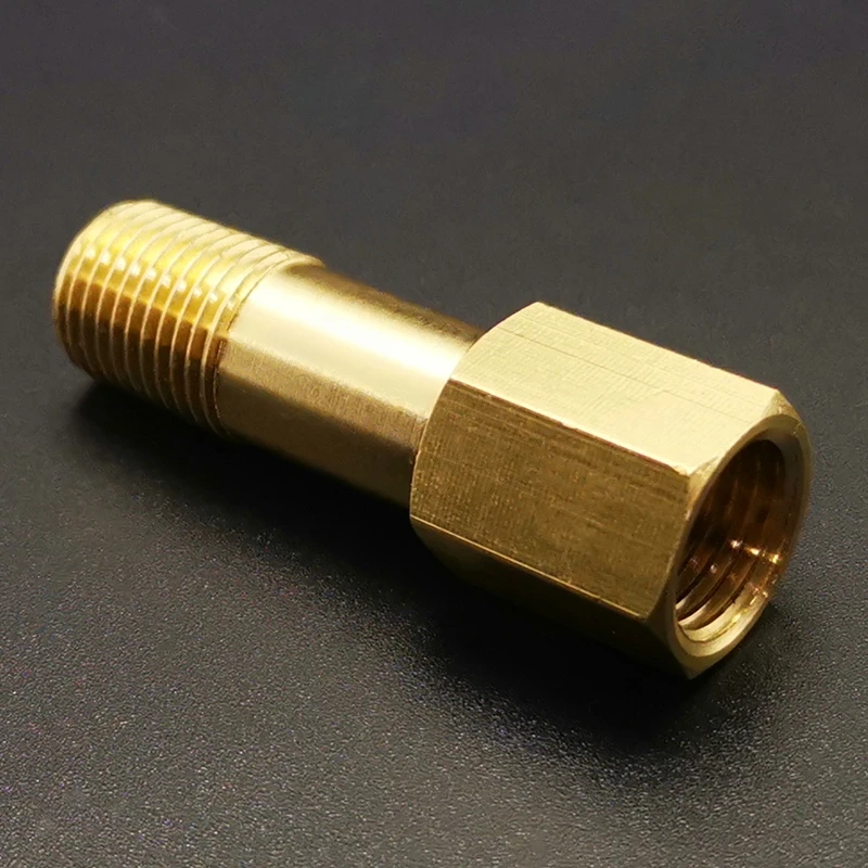 1/8" 1/4" 3/8" BSP Female To Male x 35-300mm Length Brass Nipple Pipe Fitting Connector For Mold Cooling System