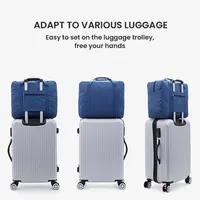 Lightweight Foldable Travel Duffel Bag: Unisex Tote Carry-On Luggage for Weekenders & Overnight Stays 2