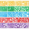 5/20pcs Drawing Stencils Set for Kids Large Plastic Stencil Kit 300+ Patterns Painting Templates for Girls & Boys Gift 1