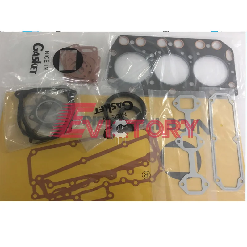

Для YANMAR 3TN100 3TN100L 3TN100E 3TNE100 3D100 3D100E комплект для ремонта поршневое кольцо + полный комплект прокладок + большой маленький подшипник