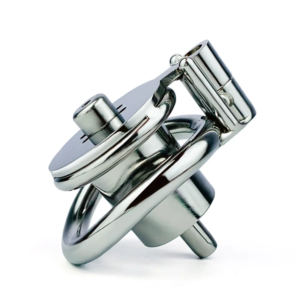Men's Wear Button Ding Hidden Lock Negative Pole Number Lock Penis Cage Male Exercise Device Anti-escape-penis chastity cage,chastity lock sex toy