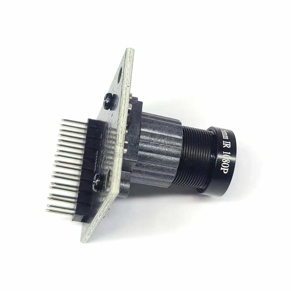 Vue de dessus du module caméra OV5640 5MP haute définition pour STM32 avec broches I2C