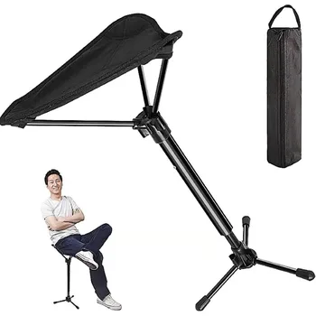 Ultra Lightweight Folding Stool, Compact Portable Tripod Camping Seat for Adults, Outdoor Hiking Fishing Picnic Beach Chair
