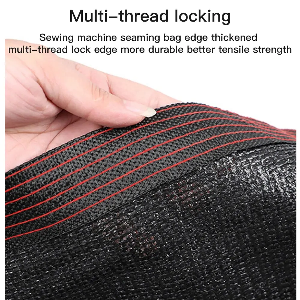 Sunshade Net 1 Piece Black Thickened Shading Net Encrypted Sun Protection Agricultural Summer Outdoor Insulation Net