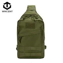 

WINCENT Tactical Messenger Bag Outdoor Fishing Multifunctional One-shoulder Riding Unisex Camouflage Sports Lure Chest Bag