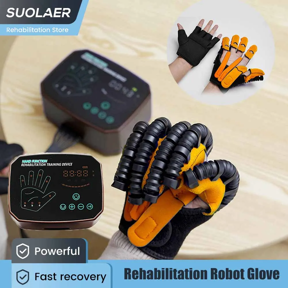 

LCD Touch Screen Rehabilitation Robot Gloves Robotic Hemiplegia Tool Stroke Hand Recovery Equipment Hand Function Exercise Glove