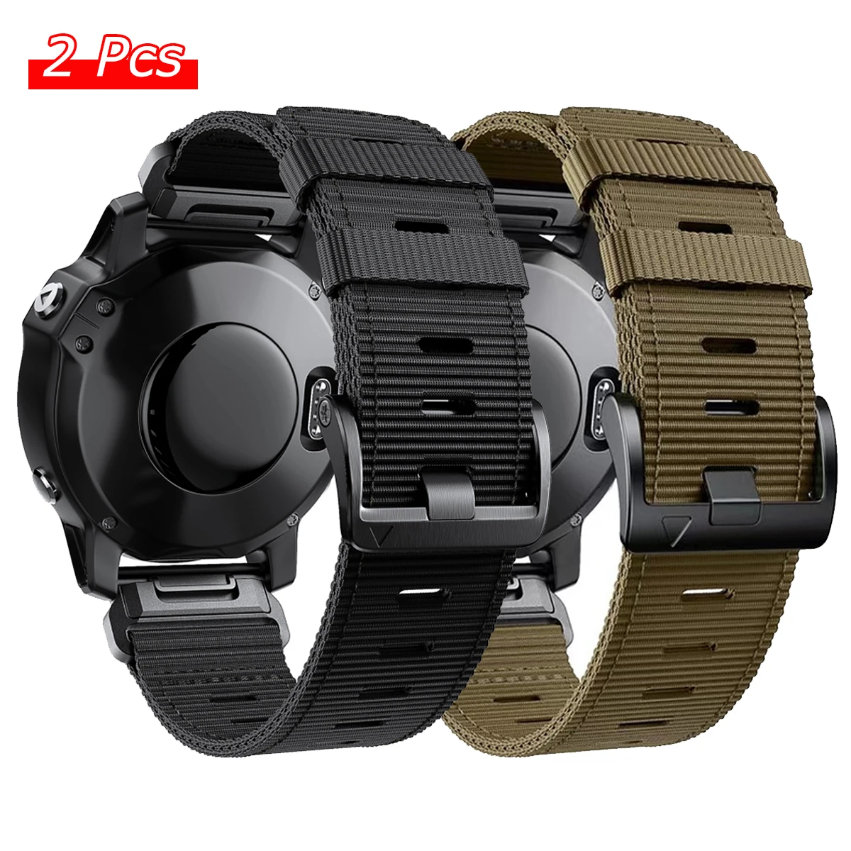 Premium QuickFit Nylon Band Bracelet, 22mm and 26mm Strap Widths