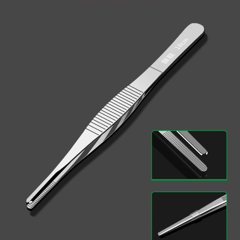 Precision Tweezers Stainless Steel Straight Tweezers for Electronics Laboratory Work Jewelry Making Craft Soldering 87HA precision tweezers tweezer tool soldering tweezers
