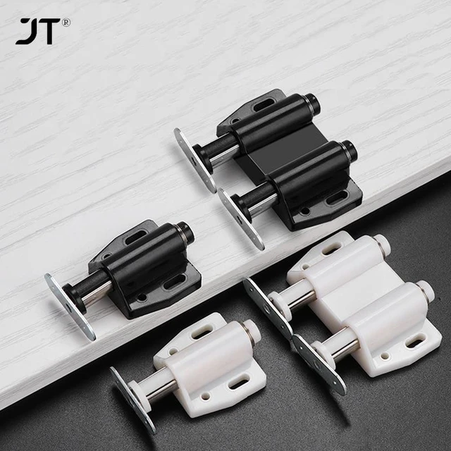 Touch Latch Automatic Spring Catch For Push To Open Cupboard Cabinet Door  Bounce Lock For Cabinet Doors Furniture Hardware - AliExpress