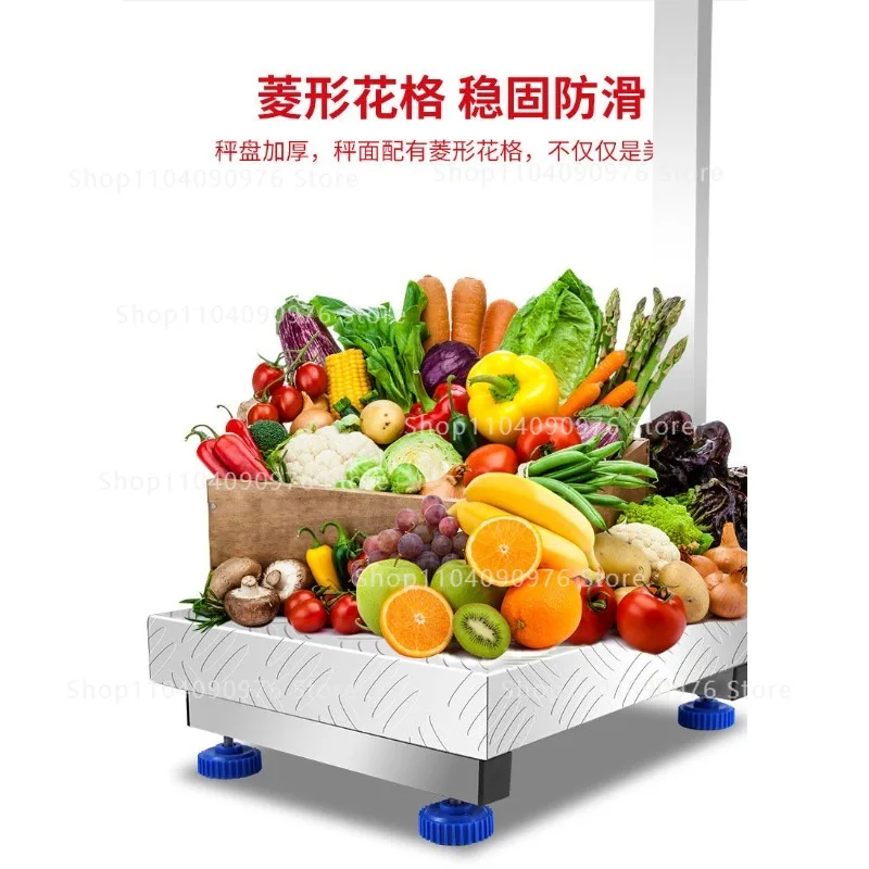 Commercial Waterproof Folding Seafood Scale 300kg Electronic Precision Table Sca
