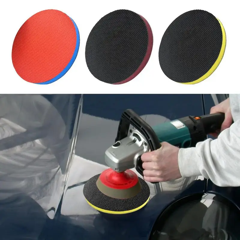 Car Detail Polishing Pads Auto Polishing Sponge Pads Kit Foam Pad Buffer Kit Car Accessories Buffing Pad With Buckle Finishing tactical 223 5 56 mil ar 15 m16 pistol buffer tube with 3 5 foam pad cover