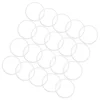 30 Pcs Plastic Rings Hoops For Crafts Dream Catcher Floral Wreath Circle Home Decor Wind Chimes Hanging Garland 2