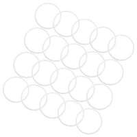 30 Pcs Plastic Rings Hoops For Crafts Dream Catcher Floral Wreath Circle Home Decor Wind Chimes Hanging Garland 2
