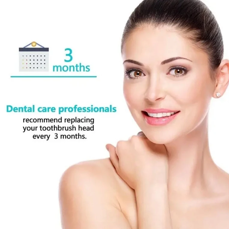 Description Picture 6 of itemSB-17A Soft Dupont Bristle Toothbrush Head Compatible For Advance Power/Pro Health/Triumph/3D Excel/Vitality Precision Clean