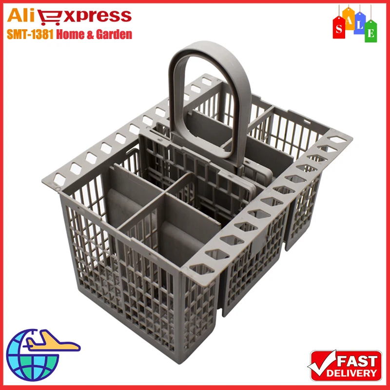 PremiumPlasticCutleryBasketforBauknechtIndesitHotpointDishwashersC00257140Detachable